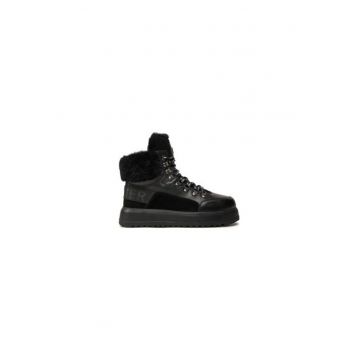 Ghete dama  304245305 - Piele naturala - Negru