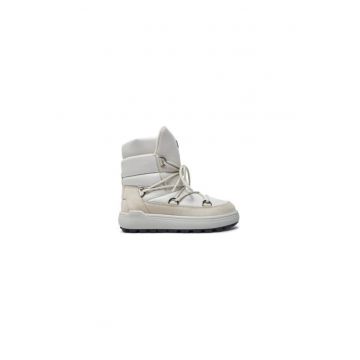 Ghete dama  304245459 - Piele naturala - Alb