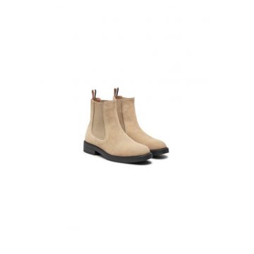 Ghete dama  304258268 - Piele naturala - Bej