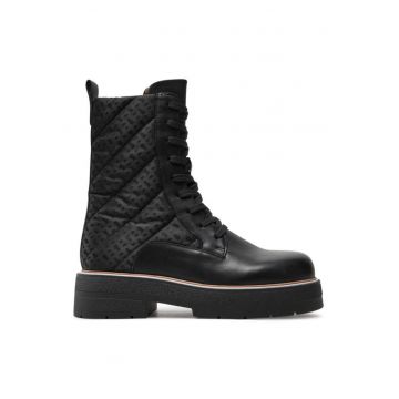 Ghete dama  304260766 - Piele naturala - Negru