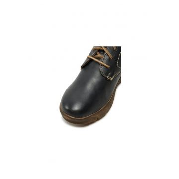 Ghete dama  304272226 - Piele naturala - 40 EU - Negru