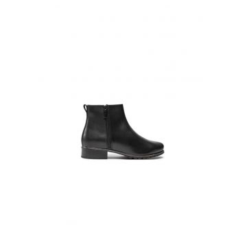 Ghete dama  304272448 - Piele naturala - Negru