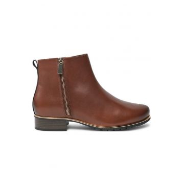 Ghete dama  304272455 - Piele naturala - Maro