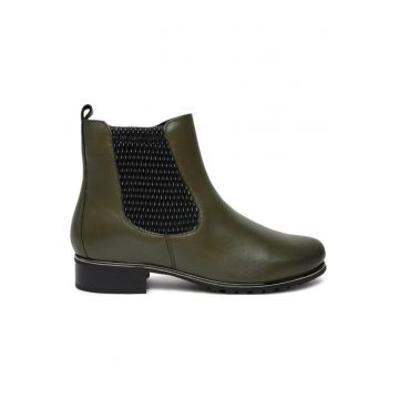 Ghete dama  304272479 - Piele naturala - Verde