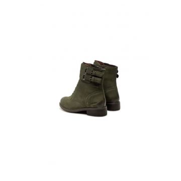 Ghete dama  304276415 - Piele naturala - Verde - Verde