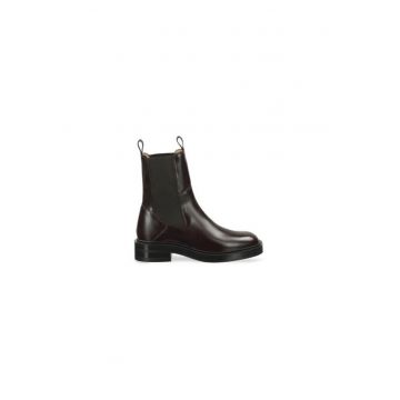 Ghete dama  304401503 - Piele naturala - 41 EU - Maro