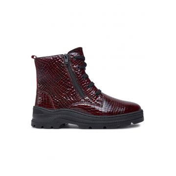Ghete dama  304472718 - Piele naturala - 36 EU - Rosu