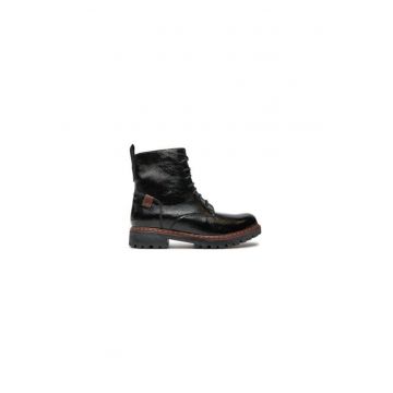 Ghete dama  304986703 - Piele naturala - Negru