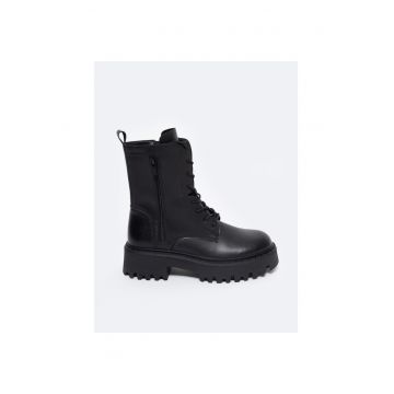 Ghete din piele cu fermoar 906