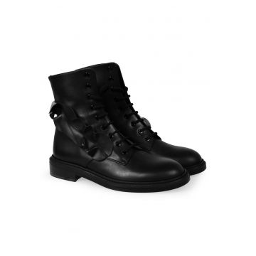 Ghete din piele naturala Velocita -