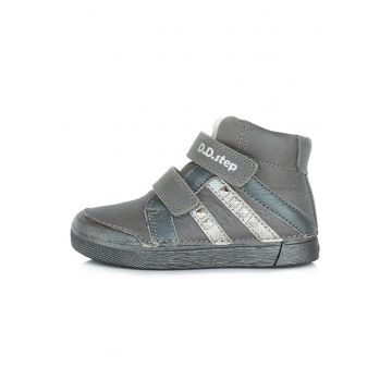 Ghete Neimblanite -  Flexibile - Fete - din Piele - A068-583 - 25 - Gri