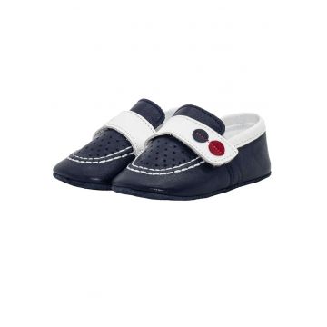 Pantofioari bebelusi -  cu perforatii - bleumarin - 4018 - Bleumarinfwqafxzg