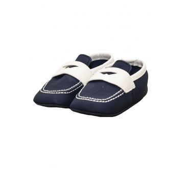 Pantofiori baietei -  piele ecologica - bleumarin - 1797 - 19 - Bleumarin
