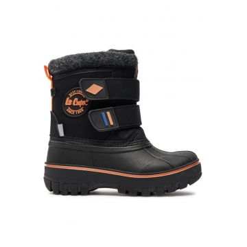 Ghete baieti  304322662 - Piele ecologica - Negru