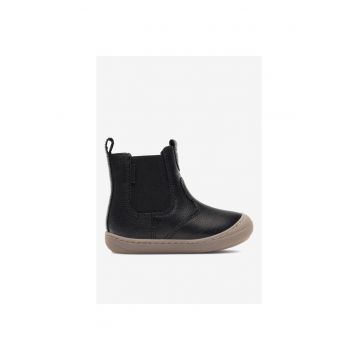 Ghete baieti  5905588074793 - Piele naturala - Negru