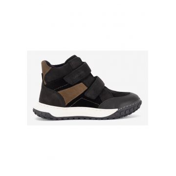 Ghete baieti  5905588773672 - Piele naturala - 33 EU - Negru