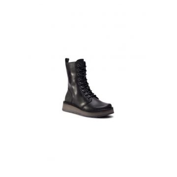 Ghete dama  207475748 - Piele naturala - Negru
