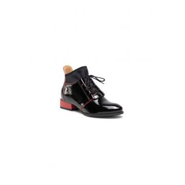 Ghete dama  208192828 - Piele naturala - Negru