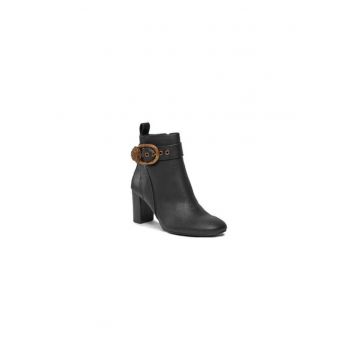 Ghete dama  303052034 - Piele naturala - Negru