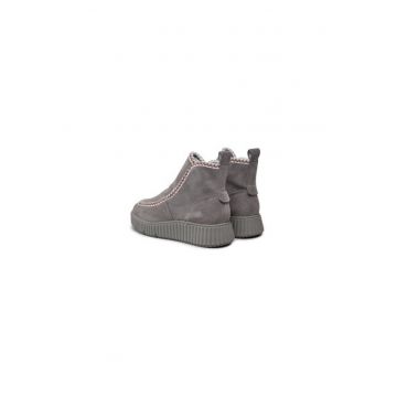 Ghete dama  303142957 - Piele naturala - 38 EU - Gri