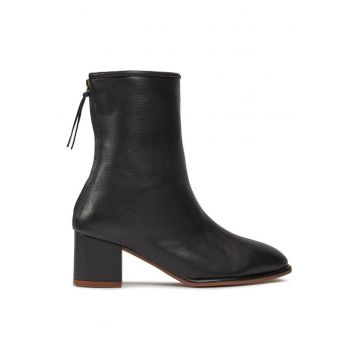 Ghete dama  303889609 - Piele naturala - 40 EU - Negru