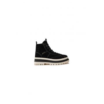 Ghete dama  304121302 - Piele naturala - Negru