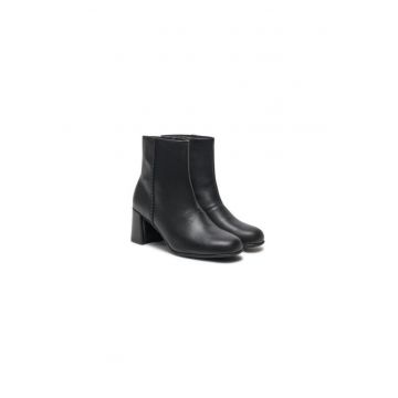 Ghete dama  304162862 - Piele naturala - Negru