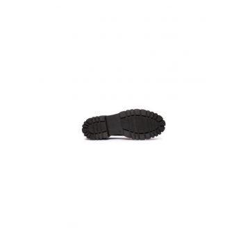 Ghete dama  304163180 - Piele naturala - 41 EU - Negru