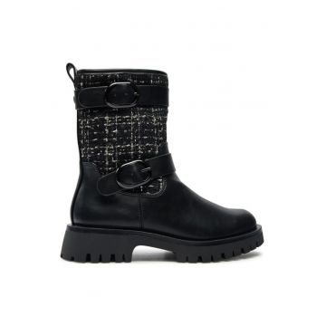 Ghete dama  304293368 - Piele ecologica - Negru