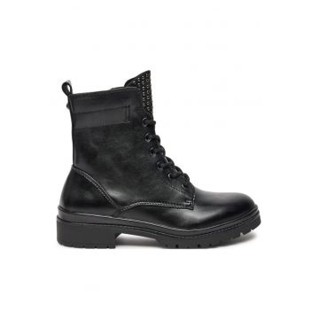 Ghete dama  304293474 - Piele ecologica - Negru