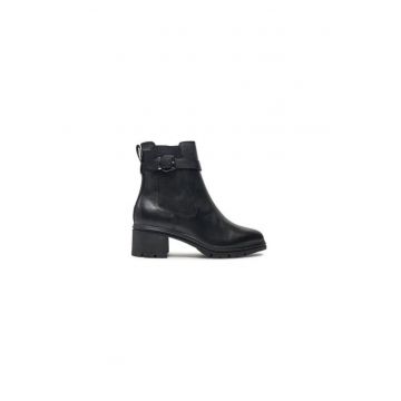 Ghete dama  304293559 - Piele naturala - Negru