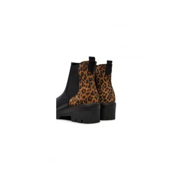 Ghete dama  304293634 - Piele naturala - 41 EU - Negru