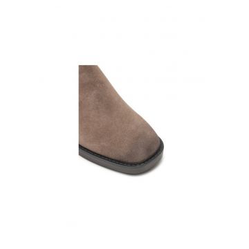 Ghete dama  304294631 - Piele naturala - Gri