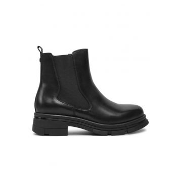 Ghete dama  304310676 - Piele naturala - 36 EU - Negru