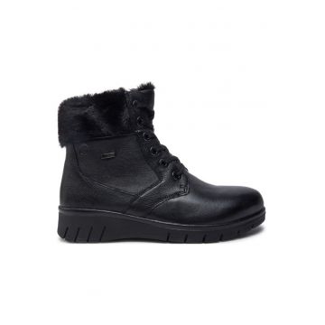 Ghete dama  304311895 - Piele naturala - 36 EU - Negru