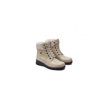 Ghete dama  304311901 - Piele naturala - Bej