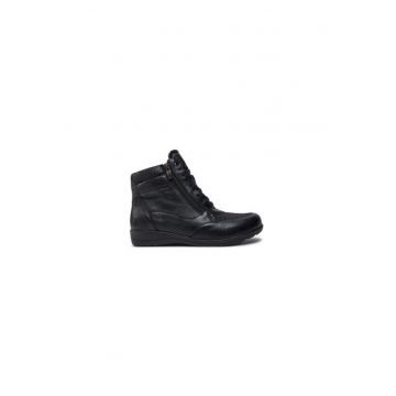 Ghete dama  304311994 - Piele naturala - Negru