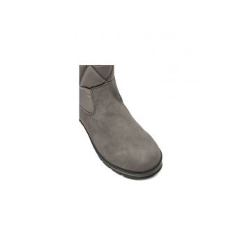 Ghete dama  304312052 - Piele naturala - 37.5 EU - Gri
