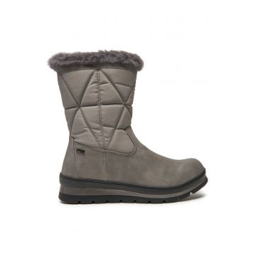 Ghete dama  304312052 - Piele naturala - Gri