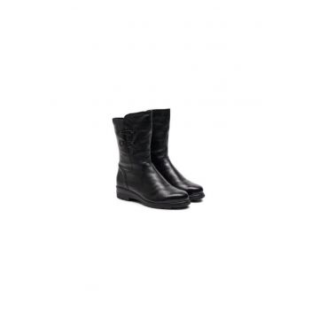 Ghete dama  304312120 - Piele naturala - Negru