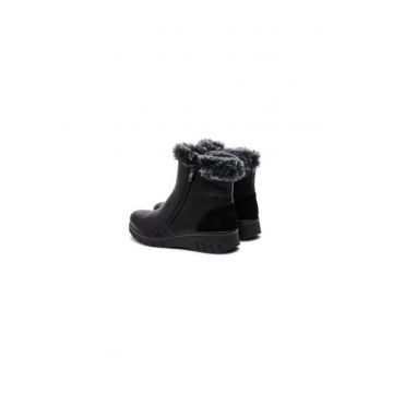 Ghete dama  304317385 - Piele naturala - Negru