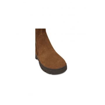 Ghete dama  304317415 - Piele naturala - Negru