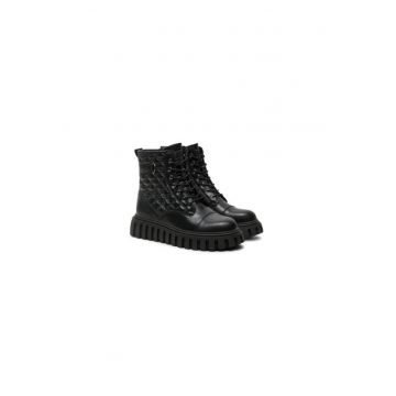 Ghete dama  304321306 - Piele naturala - Negru - Negru