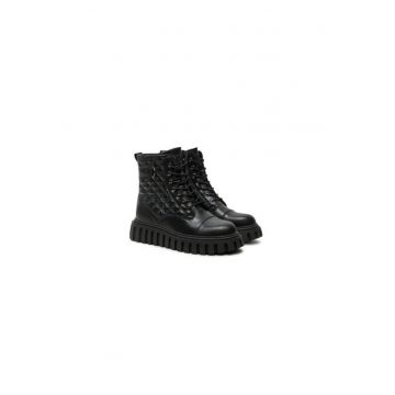 Ghete dama  304321306 - Piele naturala - Negru