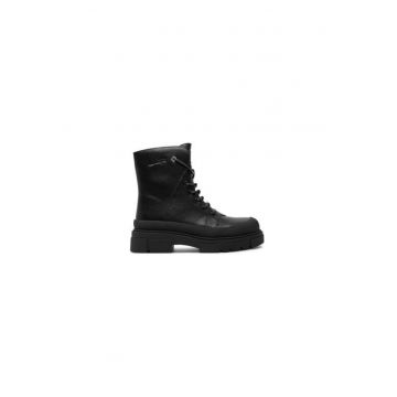 Ghete dama  304321382 - Piele naturala - Negru
