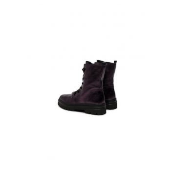 Ghete dama  304338427 - Piele naturala - Violet