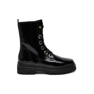 Ghete dama  304338434 - Piele naturala - Negru