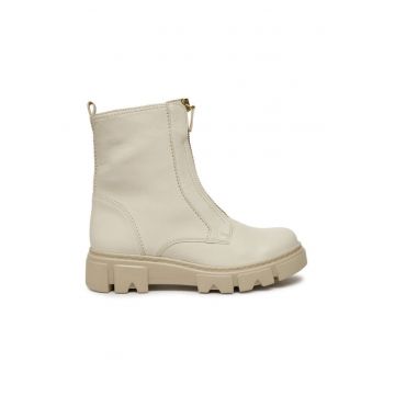 Ghete dama  304338441 - Piele naturala - Bej - Bej