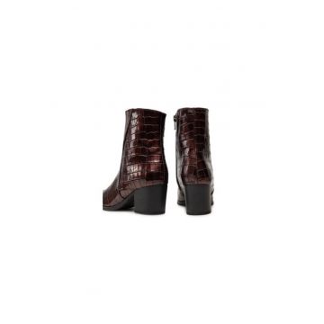 Ghete dama  304338625 - Piele naturala - 35 EU - Rosu