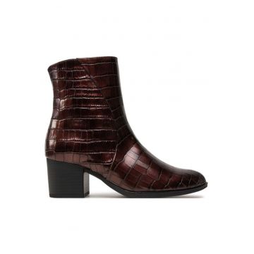 Ghete dama  304338625 - Piele naturala - Rosu